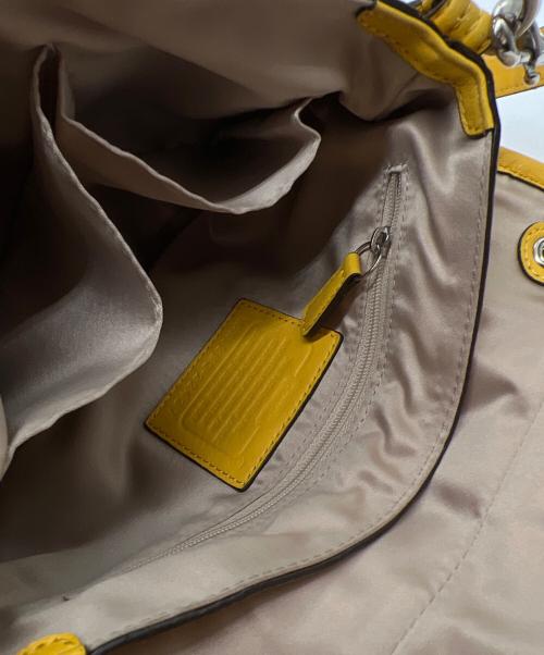 COACH（コーチ）COACH (コーチ) ショルダーバッグ イエローの古着・服飾アイテム