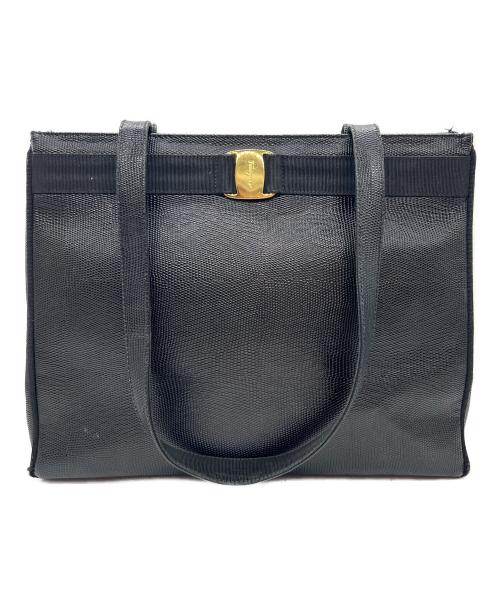 Salvatore Ferragamo（サルヴァトーレ フェラガモ）Salvatore Ferragamo (サルヴァトーレ フェラガモ) トートバッグ ブラックの古着・服飾アイテム