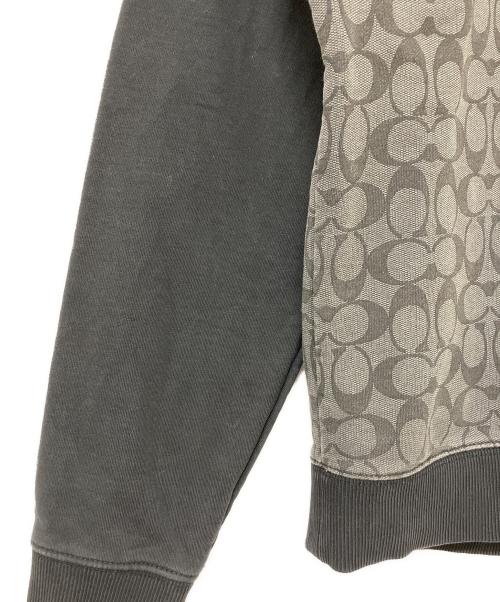 COACH（コーチ）COACH (コーチ) スウェット ブラック×グレー サイズ:Sの古着・服飾アイテム