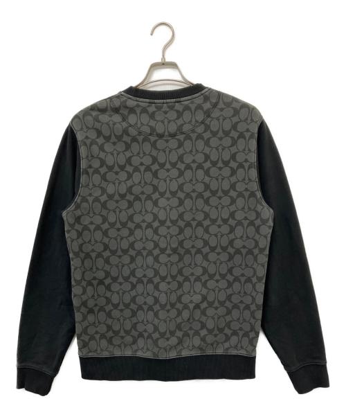 COACH（コーチ）COACH (コーチ) スウェット ブラック×グレー サイズ:Sの古着・服飾アイテム