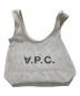 中古・古着 A.P.C. (アーペーセー) メッシュトートバッグ ベージュ：8000円