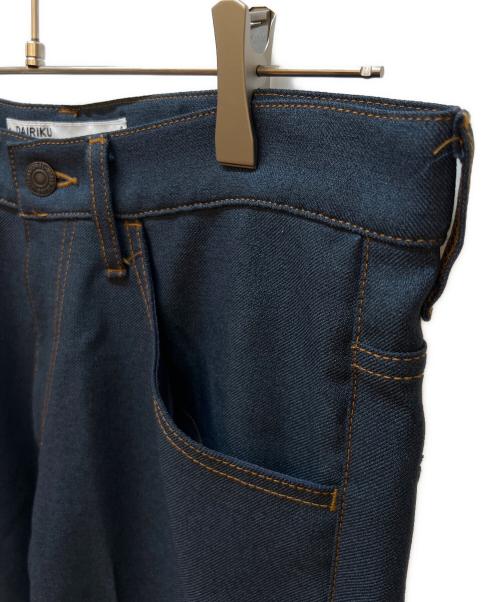 DAIRIKU（ダイリク）DAIRIKU (ダイリク) Slim Flasher Pressed Pants インディゴ サイズ:31の古着・服飾アイテム