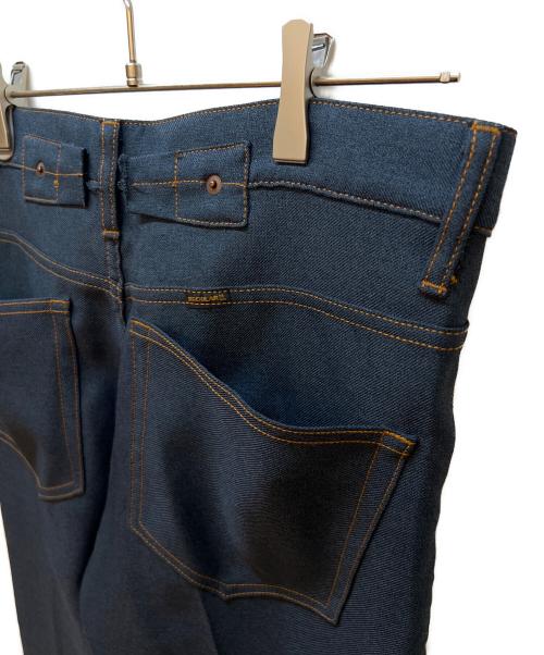 DAIRIKU（ダイリク）DAIRIKU (ダイリク) Slim Flasher Pressed Pants インディゴ サイズ:31の古着・服飾アイテム