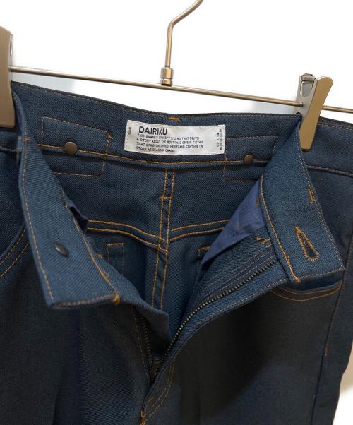 DAIRIKU（ダイリク）DAIRIKU (ダイリク) Slim Flasher Pressed Pants インディゴ サイズ:31の古着・服飾アイテム