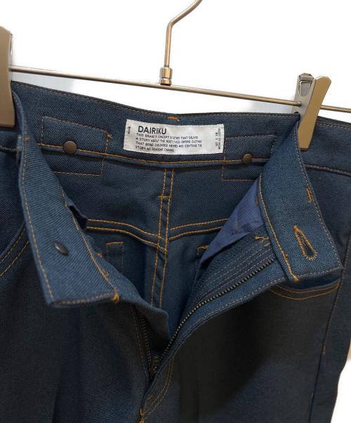 DAIRIKU（ダイリク）DAIRIKU (ダイリク) Slim Flasher Pressed Pants インディゴ サイズ:31の古着・服飾アイテム