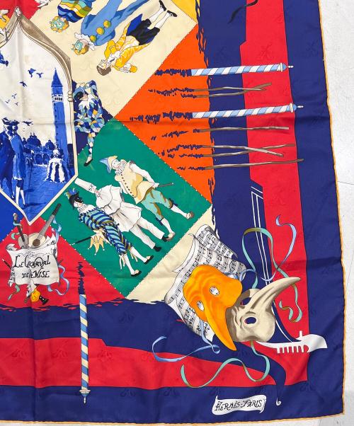 HERMES（エルメス）HERMES (エルメス) スカーフ/カレ90･ベニスのカーニバル マルチカラーの古着・服飾アイテム
