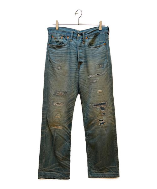 RRL（ダブルアールエル）RRL (ダブルアールエル) 5-pocket Plainfield selvedge jeans ブルー サイズ:W30の古着・服飾アイテム
