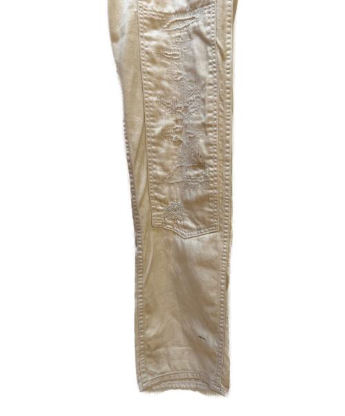 RRL（ダブルアールエル）RRL (ダブルアールエル) Engineer Fit Repaired Carpenter Pant アイボリー サイズ:W30の古着・服飾アイテム