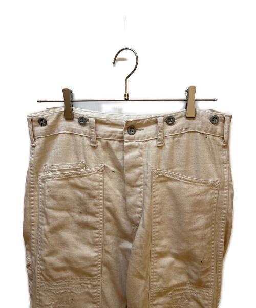 RRL（ダブルアールエル）RRL (ダブルアールエル) Engineer Fit Repaired Carpenter Pant アイボリー サイズ:W30の古着・服飾アイテム