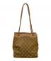 GUCCI (グッチ) 巾着ショルダーバッグ/GG ブラウン：18000円