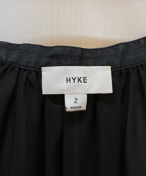 HYKE（ハイク）HYKE (ハイク) 長袖シャツ ブラック サイズ:2の古着・服飾アイテム