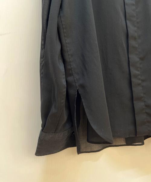 HYKE（ハイク）HYKE (ハイク) 長袖シャツ ブラック サイズ:2の古着・服飾アイテム