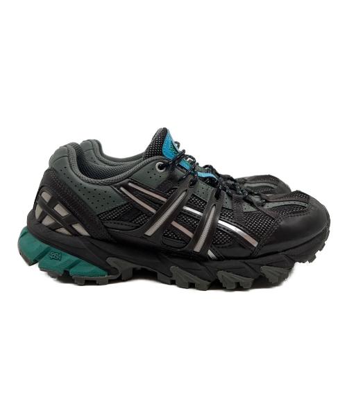 asics（アシックス）asics (アシックス) GEL-SONOMA 15-50 MATIN KIM BLACK/PURE SILVER グリーン サイズ:25の古着・服飾アイテム