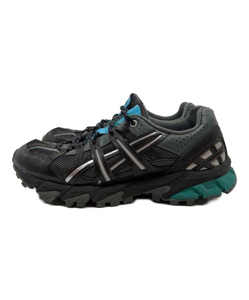 asics（アシックス）asics (アシックス) GEL-SONOMA 15-50 MATIN KIM BLACK/PURE SILVER グリーン サイズ:25の古着・服飾アイテム