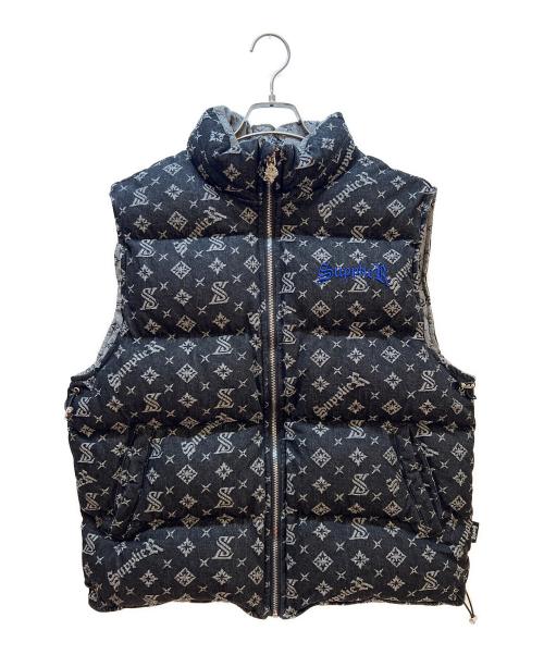 SUPPLIER（サプライヤー）SUPPLIER (サプライヤー) 中綿ベスト ブラック サイズ:Lの古着・服飾アイテム