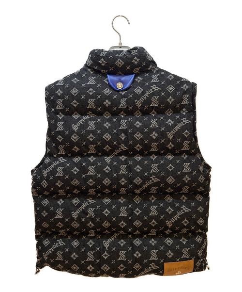 SUPPLIER（サプライヤー）SUPPLIER (サプライヤー) 中綿ベスト ブラック サイズ:Lの古着・服飾アイテム