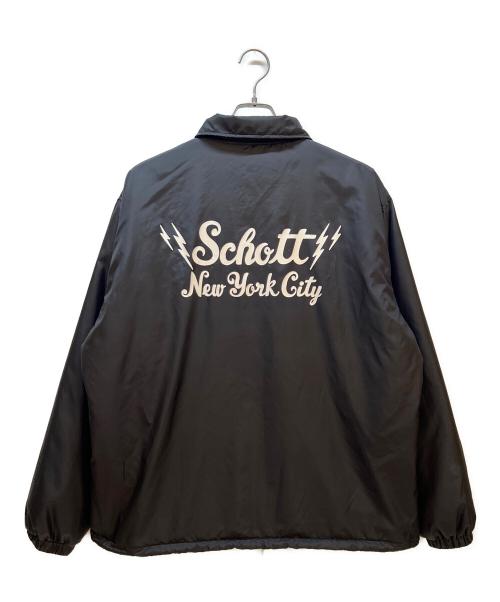 Schott（ショット）Schott (ショット) ナイロンジャケット ブラック サイズ:XLの古着・服飾アイテム