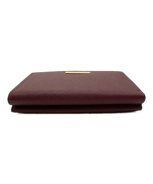 BURBERRY（バーバリー）BURBERRY (バーバリー) 3つ折り財布 ワインレッドの古着・服飾アイテム