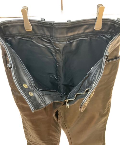 HARLEY-DAVIDSON（ハーレーダビッドソン）HARLEY-DAVIDSON (ハーレーダビッドソン) レザーパンツ ブラック サイズ:W30の古着・服飾アイテム