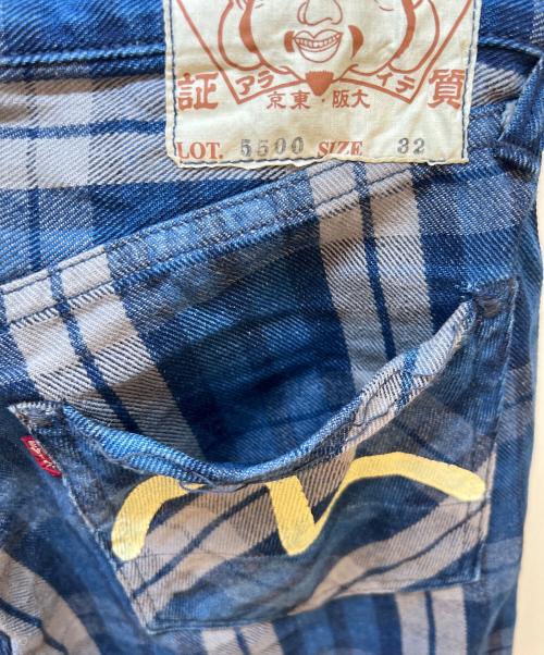 EVISU（エヴィス）EVISU (エヴィス) デニムパンツ ブルー サイズ:W32の古着・服飾アイテム