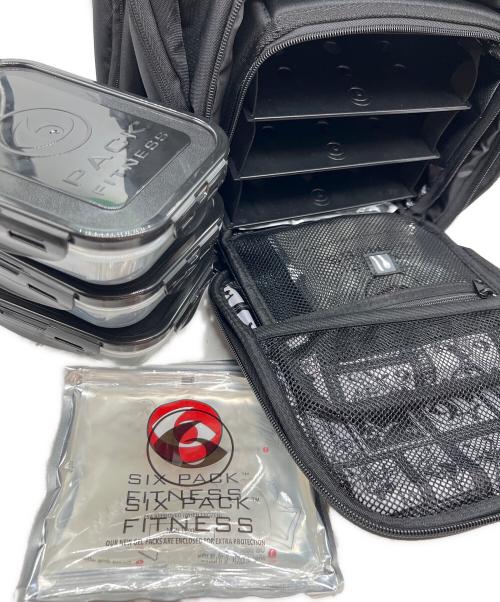 six pack fitness（シックスパックフィットネス）six pack fitness (シックスパックフィットネス) 500Meal Management BackPack ブラックの古着・服飾アイテム