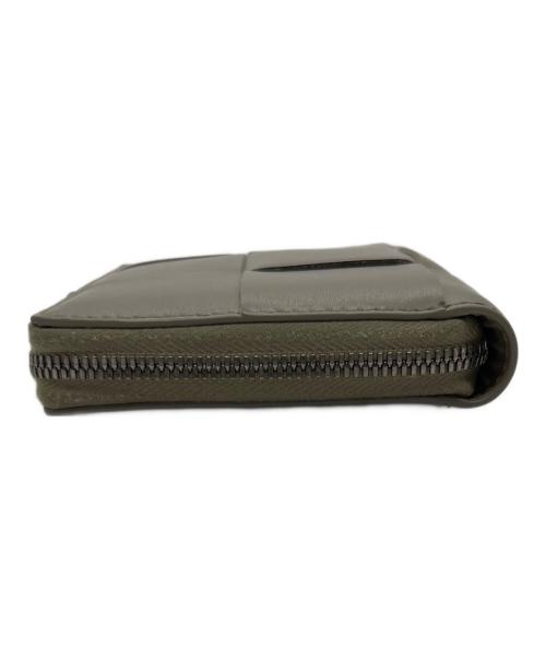 BOTTEGA VENETA（ボッテガベネタ）BOTTEGA VENETA (ボッテガベネタ) 2つ折り財布/マキシイントレチャート カーキの古着・服飾アイテム