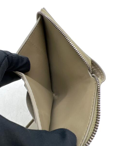 BOTTEGA VENETA（ボッテガベネタ）BOTTEGA VENETA (ボッテガベネタ) 2つ折り財布/マキシイントレチャート カーキの古着・服飾アイテム