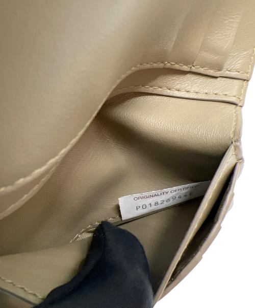 BOTTEGA VENETA（ボッテガベネタ）BOTTEGA VENETA (ボッテガベネタ) 2つ折り財布/マキシイントレチャート カーキの古着・服飾アイテム