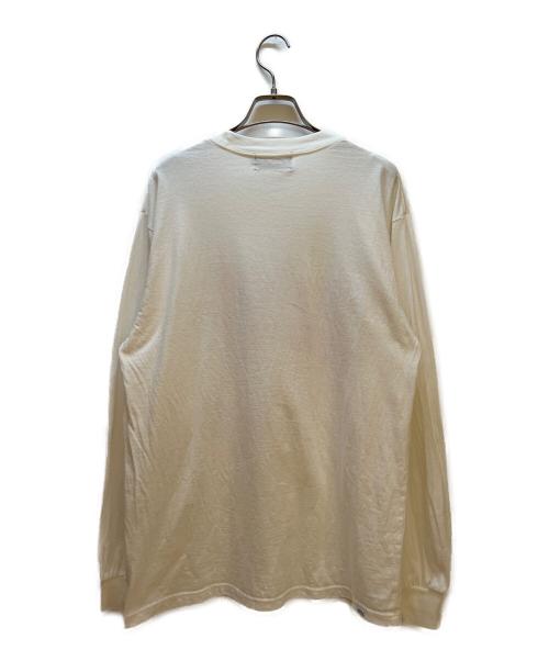 Hysteric Glamour（ヒステリックグラマー）Hysteric Glamour (ヒステリックグラマー) 長袖カットソー ホワイト サイズ:Mの古着・服飾アイテム