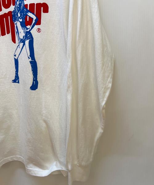 Hysteric Glamour（ヒステリックグラマー）Hysteric Glamour (ヒステリックグラマー) 長袖カットソー ホワイト サイズ:Mの古着・服飾アイテム