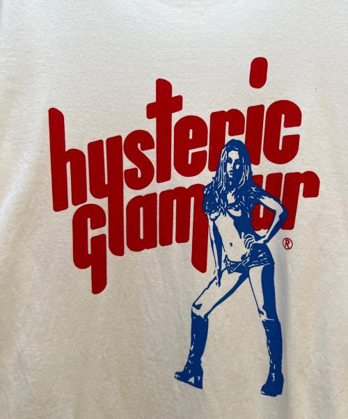 Hysteric Glamour（ヒステリックグラマー）Hysteric Glamour (ヒステリックグラマー) 長袖カットソー ホワイト サイズ:Mの古着・服飾アイテム