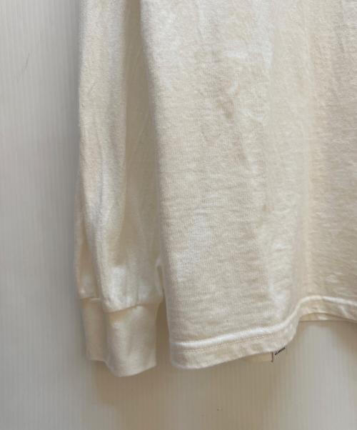 Hysteric Glamour（ヒステリックグラマー）Hysteric Glamour (ヒステリックグラマー) 長袖カットソー ホワイト サイズ:Mの古着・服飾アイテム