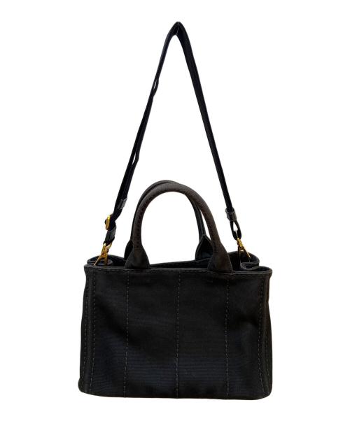 PRADA（プラダ）PRADA (プラダ) 2WAYバッグ ブラックの古着・服飾アイテム