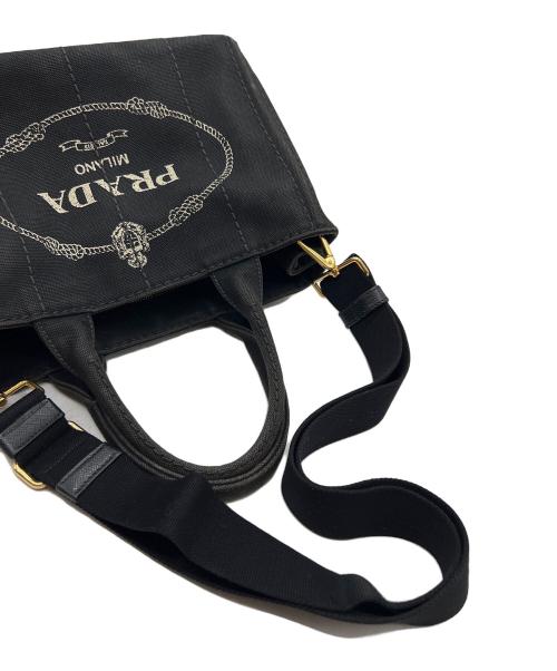PRADA（プラダ）PRADA (プラダ) 2WAYバッグ ブラックの古着・服飾アイテム