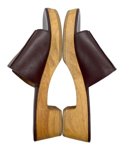 HERMES（エルメス）HERMES (エルメス) サンダル ブラウン サイズ:36の古着・服飾アイテム