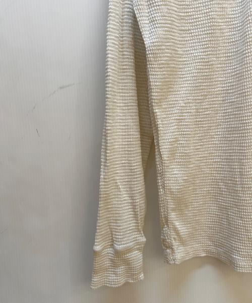 RRL（ダブルアールエル）RRL (ダブルアールエル) ヘンリーネックカットソー ホワイト サイズ:Mの古着・服飾アイテム