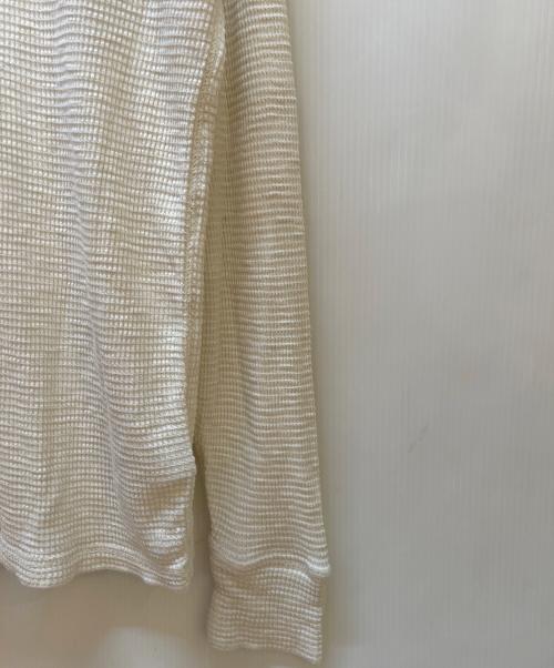 RRL（ダブルアールエル）RRL (ダブルアールエル) ヘンリーネックカットソー ホワイト サイズ:Mの古着・服飾アイテム