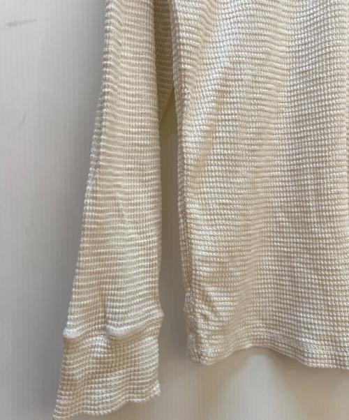 RRL（ダブルアールエル）RRL (ダブルアールエル) ヘンリーネックカットソー ホワイト サイズ:Mの古着・服飾アイテム