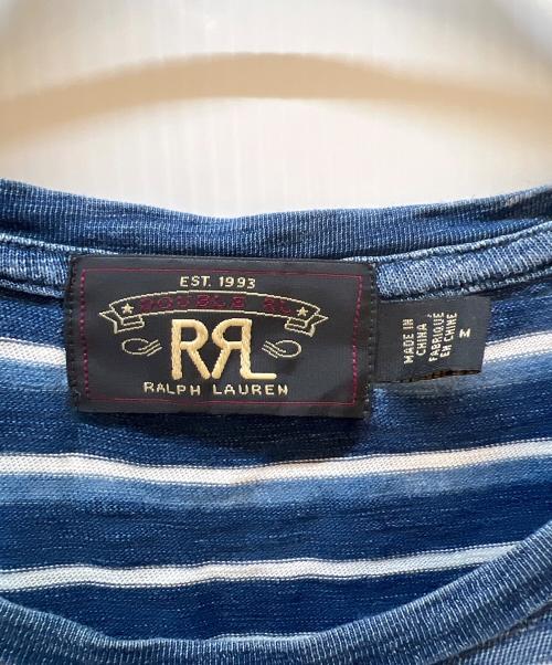 RRL（ダブルアールエル）RRL (ダブルアールエル) 半袖カットソー ブルー サイズ:Mの古着・服飾アイテム