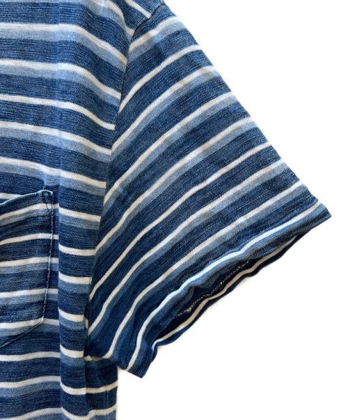 RRL（ダブルアールエル）RRL (ダブルアールエル) 半袖カットソー ブルー サイズ:Mの古着・服飾アイテム