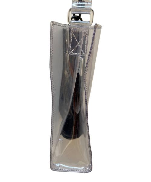MM6 Maison Margiela（エムエムシックスメゾンマルジェラ）MM6 Maison Margiela (エムエムシックスメゾンマルジェラ) ショルダーバッグ ブラック×クリアの古着・服飾アイテム
