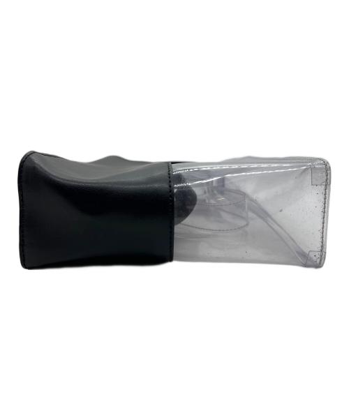 MM6 Maison Margiela（エムエムシックスメゾンマルジェラ）MM6 Maison Margiela (エムエムシックスメゾンマルジェラ) ショルダーバッグ ブラック×クリアの古着・服飾アイテム