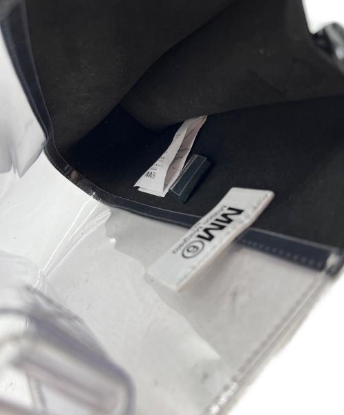 MM6 Maison Margiela（エムエムシックスメゾンマルジェラ）MM6 Maison Margiela (エムエムシックスメゾンマルジェラ) ショルダーバッグ ブラック×クリアの古着・服飾アイテム