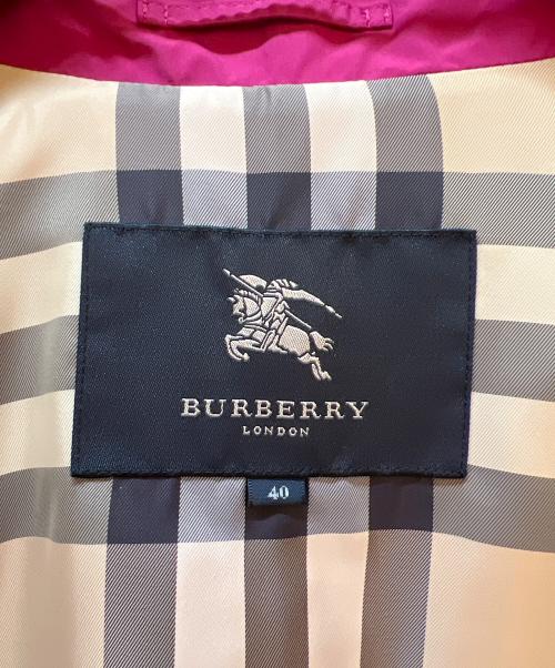 BURBERRY LONDON（バーバリーロンドン）BURBERRY LONDON (バーバリーロンドン) トレンチコート ワインレッド サイズ:40の古着・服飾アイテム