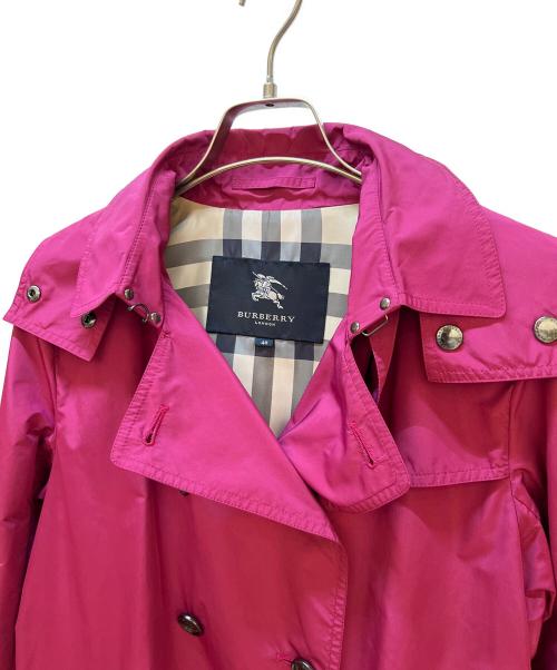 BURBERRY LONDON（バーバリーロンドン）BURBERRY LONDON (バーバリーロンドン) トレンチコート ワインレッド サイズ:40の古着・服飾アイテム