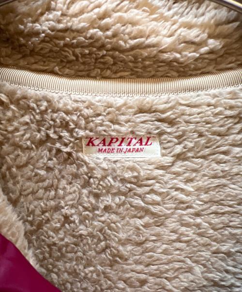 KAPITAL（キャピタル）KAPITAL (キャピタル) フリーススナップT カーキ×ネイビー サイズ:Sの古着・服飾アイテム