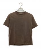 AURALEEオーラリー）の古着「ORGANIC COTTON COMPACT JERSEY TEE（コンパクト ジャージー ティー）」｜ブラウン