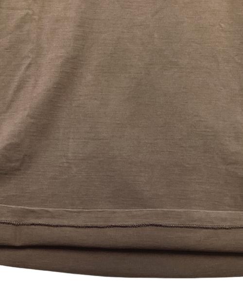 AURALEE（オーラリー）AURALEE (オーラリー) ORGANIC COTTON COMPACT JERSEY TEE（コンパクト ジャージー ティー） ブラウン サイズ:1の古着・服飾アイテム
