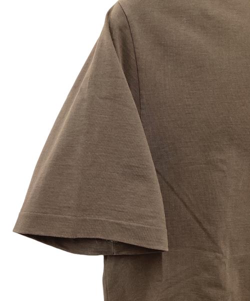 AURALEE（オーラリー）AURALEE (オーラリー) ORGANIC COTTON COMPACT JERSEY TEE（コンパクト ジャージー ティー） ブラウン サイズ:1の古着・服飾アイテム