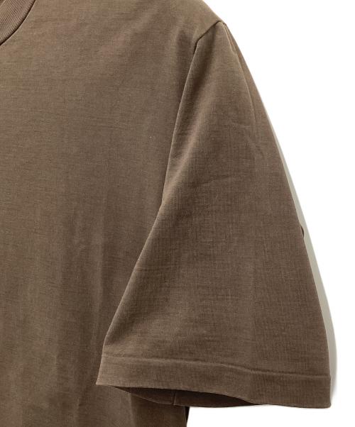 AURALEE（オーラリー）AURALEE (オーラリー) ORGANIC COTTON COMPACT JERSEY TEE（コンパクト ジャージー ティー） ブラウン サイズ:1の古着・服飾アイテム